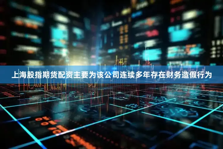 上海股指期货配资主要为该公司连续多年存在财务造假行为